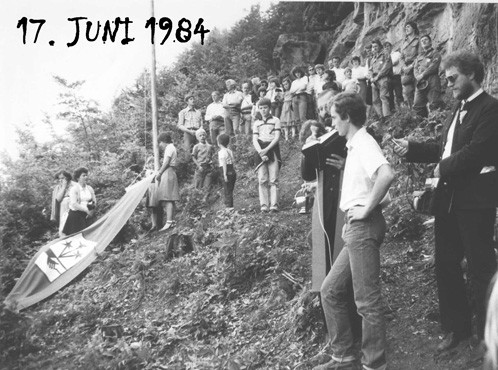 Eröffnung des Klettergartens